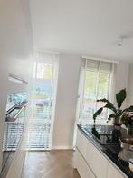 2 stuks bamboe jaloezieën 50 mm  wit 116 breed x 263 hoog, Ophalen, Zo goed als nieuw