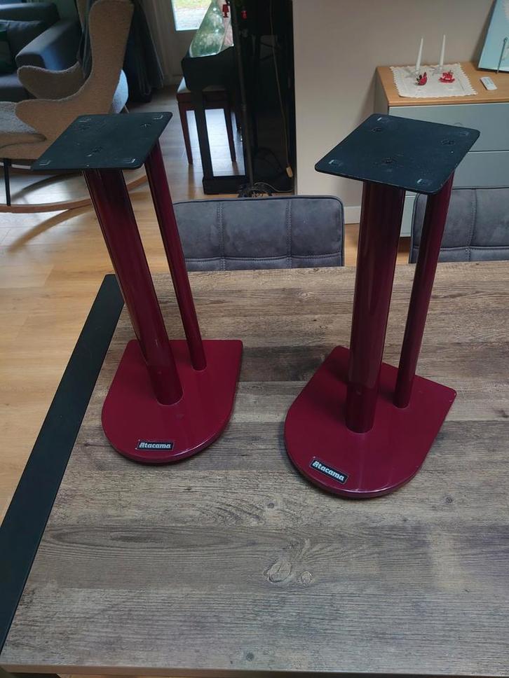 Atacama Luidspreker Stands - Perfecte Luisterhoogte, Audio, Tv en Foto, Luidsprekers, Gebruikt, Front, Rear of Stereo speakers