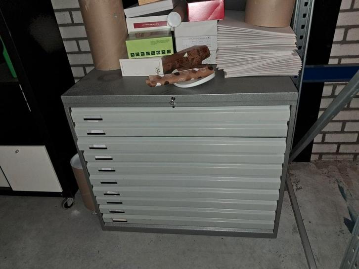 Tekeningkast met laden, Huis en Inrichting, Kasten | Ladekasten, Ophalen