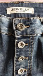 Nieuwe Jewelly jeans met studs maat XS/34, Nieuw, Blauw, Jewelly, W28 - W29 (confectie 36)