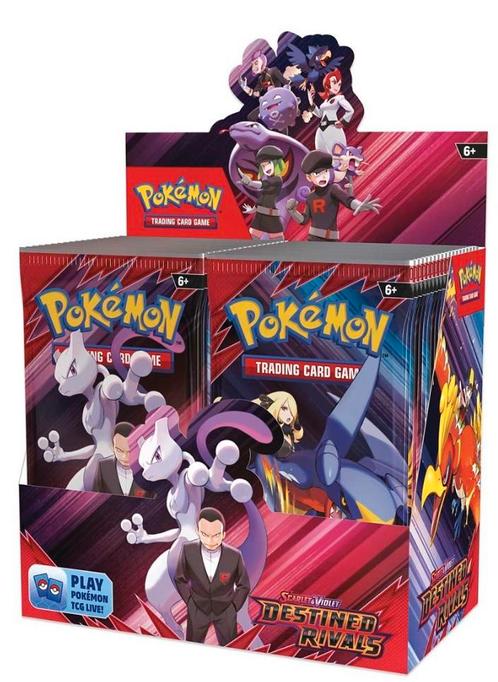 Pokemon TCG Destined Rivals Boosterbox!, Hobby en Vrije tijd, Verzamelkaartspellen | Pokémon, Nieuw, Foil, Ophalen of Verzenden