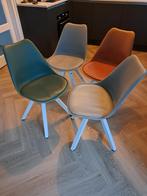 4 Leen Bakker Eetkamerstoelen - Gebruikt, Huis en Inrichting, Stoelen, Ophalen, Gebruikt, Overige kleuren, Vier