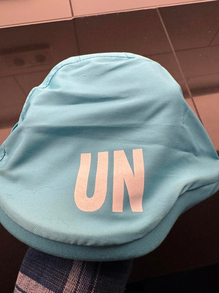 Helmcover United Nations, Verzamelen, Verzenden, Marechaussee, Amerika, Kleding of Schoenen