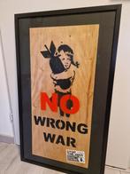 Banksy   Wrong War, Antiek en Kunst, Kunst | Schilderijen | Modern, Ophalen