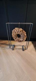 Metalen Rek met Krans - Industrieel Brocante, Ophalen, Gebruikt
