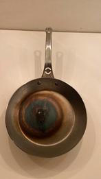 De Buyer Mineral B Pro koekenpan 24cm, Huis en Inrichting, Keuken | Potten en Pannen, Ophalen, Gietijzer, Zo goed als nieuw, Keramische plaat