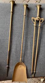 3 delig koperen haardset, Huis en Inrichting, Haarden, Ophalen of Verzenden, Gebruikt