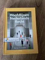 Hoofdlijnen Nederlands Recht, Boeken, Ophalen of Verzenden, Zo goed als nieuw, HBO, Noordhoff Uitgevers