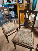 Houten stoelen met bekleding, Ophalen