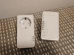 Sitecom 555 Homeplug Dual Adapter WiFi Versterker, Ophalen of Verzenden, Zo goed als nieuw, Sitecom