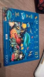 Complete 3D Vissen Puzzel - 1000 stukjes, Ophalen, 500 t/m 1500 stukjes, Gebruikt, Legpuzzel