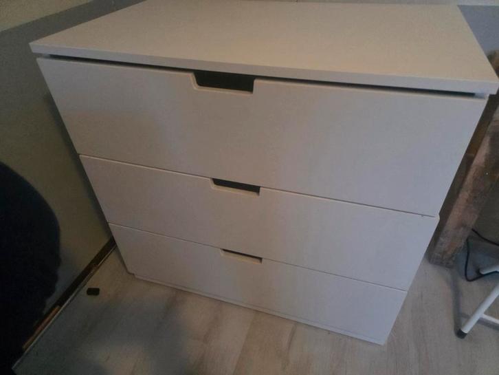 Malm ladenkast wit, Huis en Inrichting, Kasten | Schoenenkasten, Gebruikt, Ophalen