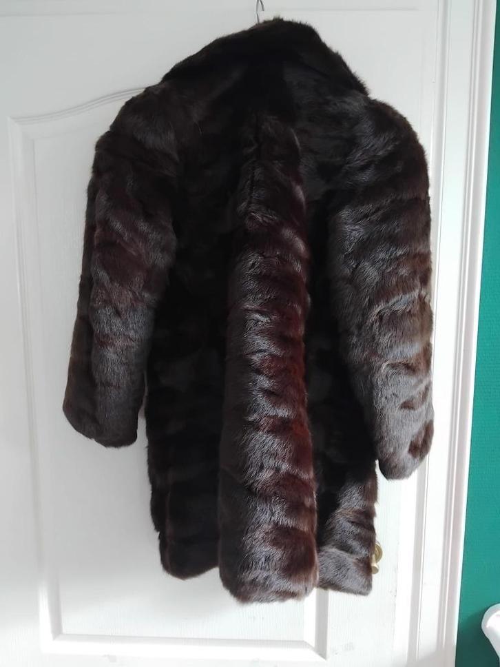 bontanie mode bontjas M, Kleding | Dames, Jassen | Winter, Zo goed als nieuw, Maat 38/40 (M), Bruin, Ophalen of Verzenden