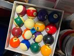 9 Sets Gebruikte Poolballen Biljart - Diverse Merken, Ophalen, Gebruikt, Keu of Ballen
