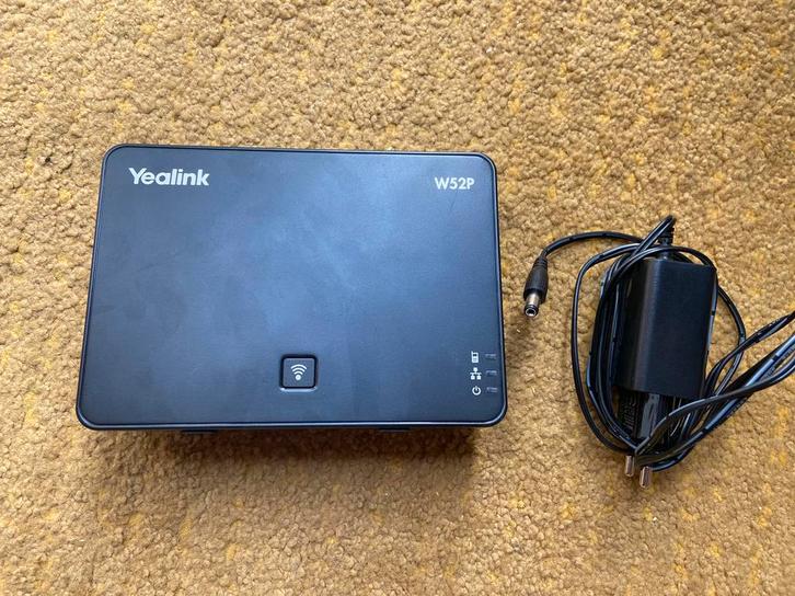 Yealink W52P IP dect phone basisstation, Telecommunicatie, Datacommunicatie en VoIP, Zo goed als nieuw, Toebehoren, Ophalen of Verzenden