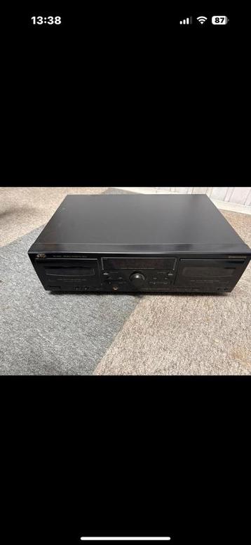 JVC TD-W205 Dubbel Cassettedeck beschikbaar voor biedingen