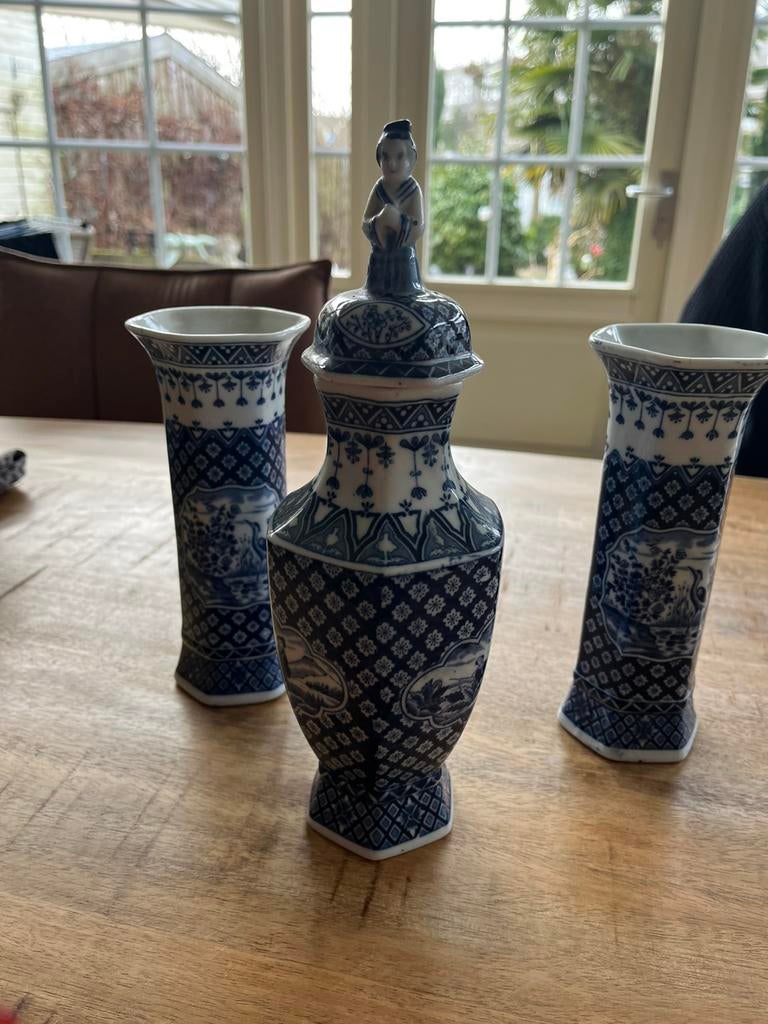 Delfs blauw kasstelletje, Antiek en Kunst, Ophalen