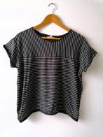 Esprit wijd donker gestreept T-shirt, maat L, Maat 38/40 (M), Ophalen of Verzenden, Korte mouw, Gedragen