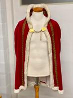 Rode cape met bontkraag voor prins of prinses carnaval, Ophalen of Verzenden, Gedragen, Carnaval, Kleding