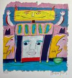 Zeefdruk Wouter Stips, Antiek en Kunst, Ophalen of Verzenden