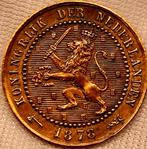 Schitterende 1 cent 1878 Willem III Nederland, Postzegels en Munten, Munten | Nederland, Verzenden, Koning Willem III, 1 cent