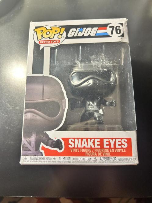 Funko Pop! Snake Eyes #76 – G.I. Joe – beschadigde doos, Verzamelen, Poppetjes en Figuurtjes, Gebruikt, Verzenden