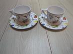 Twee koffiekopjes met schoteltjes - Mepal, Caravans en Kamperen, Ophalen of Verzenden, Zo goed als nieuw