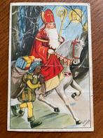 NELLY DONKER - SINTERKLAAS met Piet - ansichtkaart, Verzamelen, Ansichtkaarten | Themakaarten, Ophalen of Verzenden