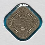 5 Cent / Vierkante Stuiver uit 1943 van Wilhelmina, Verzenden, Koningin Wilhelmina, 5 cent, Losse munt