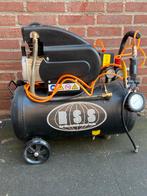 RSS 2HP Compressor met Bandenpomp - Goed Werkend!, Doe-het-zelf en Verbouw, Compressors, Gebruikt, 6 tot 10 bar, Ophalen of Verzenden