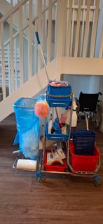 Professionele Schoonmaakwagen met Dubbele Emmer, Ophalen
