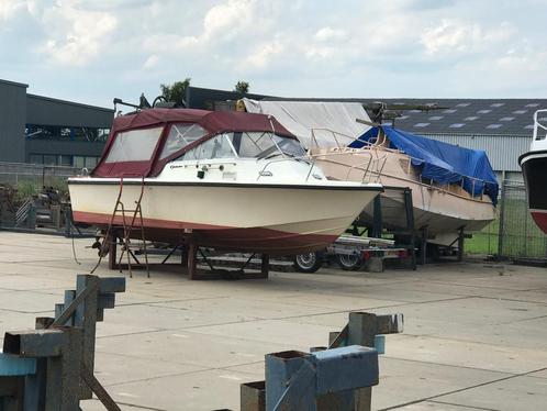 Ockelbo DC 21 electrische kajuit motorboot + Pega aanhanger, Watersport en Boten, Motorboten en Motorjachten, Gebruikt, Polyester