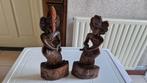2 oude houten beelden indonesie, Antiek en Kunst, Kunst | Beelden en Houtsnijwerken, Ophalen of Verzenden