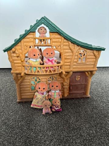 Sylvanian Families Huis + Familie beschikbaar voor biedingen
