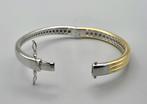 Goud op zilver design slavenarmband. 2026/22., Sieraden, Tassen en Uiterlijk, Armbanden, ., Nieuw, Ophalen of Verzenden, .