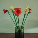 Glazen bloemen, Murano stijl bloemen, Ophalen of Verzenden, Gebruikt