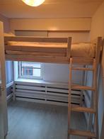 Flexa 1-persoons hoogslaper whitewash, Gebruikt, Eenpersoons, 160 tot 180 cm, Ophalen of Verzenden