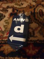 Emaille deurpost ANWB origineel!, Ophalen of Verzenden, Gebruikt, Reclamebord