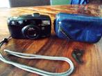 Minolta Riva Zoom 70 EX analoog fotocamera met opbergtasje, Minolta, Gebruikt, Ophalen of Verzenden, Compact