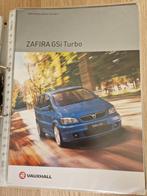 Folder Vauxhall Zafira GSI Turbo, Boeken, Auto's | Folders en Tijdschriften, Ophalen of Verzenden, Opel, Zo goed als nieuw