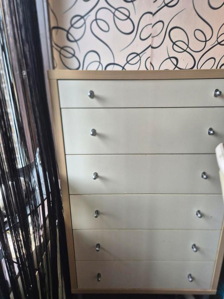 Ladenkast met 6 lades, Huis en Inrichting, Kasten | Dressoirs, Gebruikt, 50 tot 100 cm, 25 tot 50 cm, Ophalen