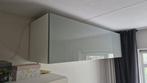 Bovenkast met verlichting, Huis en Inrichting, Ophalen, 100 tot 150 cm, Met deur(en), Zo goed als nieuw