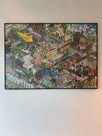 3 posters in lijst, Ophalen, Nieuw, Schilderij, 75 cm of meer