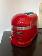 Prachtige KitchenAid Artisan broodrooster toaster appelrood, Ophalen, Zo goed als nieuw, Uitneembare kruimellade