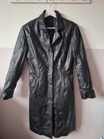 Prachtige echt leren jas/parka voor dames maat 36!, Zwart, Ophalen of Verzenden, Maat 36 (S), Geen
