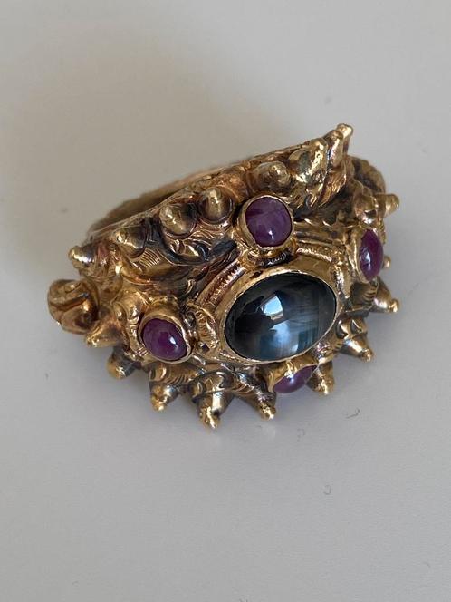 Indie: Antieke bali priester ring - no kris keris, Antiek en Kunst, Kunst | Niet-Westerse kunst, Ophalen of Verzenden