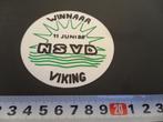 sticker Winnaar 11 juni 88  NSVD  VIKING, Verzamelen, Stickers, Ophalen, Zo goed als nieuw