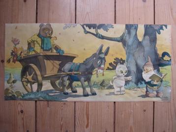 Tom Poes en Heer Bommel op weg (wandplaat 1943) beschikbaar voor biedingen