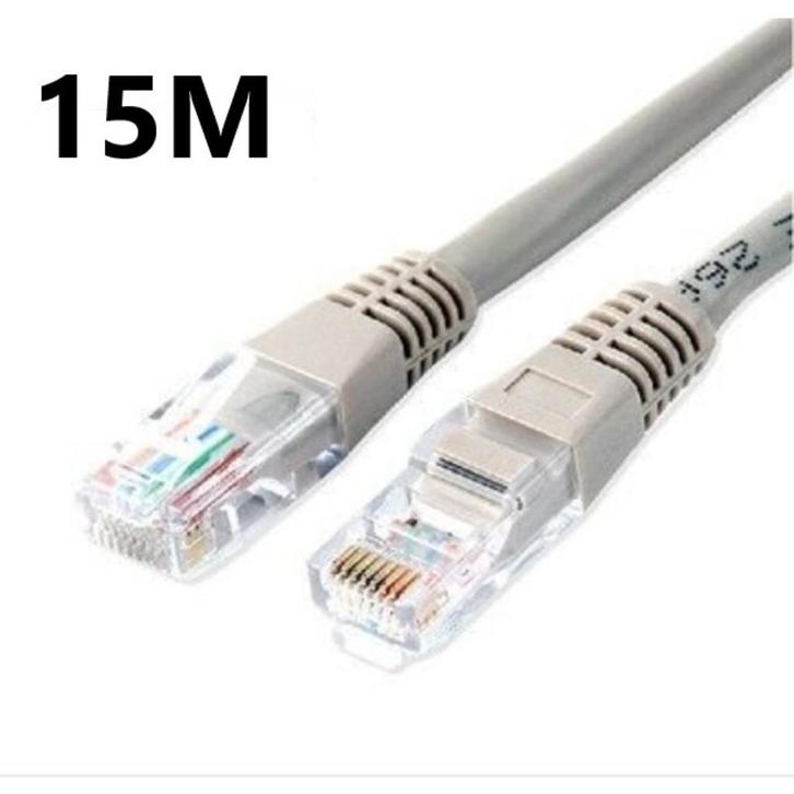 U6-G15 CAT6 UTP Netwerkkabel RJ45 Male 15.0 m, Computers en Software, Pc- en Netwerkkabels, Nieuw, Ophalen of Verzenden