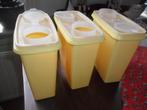Grote voorraadbussen Tupperware (6), Huis en Inrichting, Keuken | Tupperware, Ophalen of Verzenden, Zo goed als nieuw, Wit, Overige typen